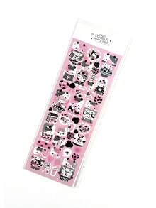 1PC Ins Style Popular Laser Cute Cartoon Animal Stickers DIY Cute Bunny Journal Decoration Stickers CCD Phone Case Tablet Water Cup Decoration Stickers Multiple Styles To Choose From - Multicolor - View 15