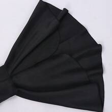 Cosplay Clothing - 251210 Black Bell-sleeve Women's Dress - View 5