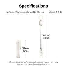 TELESIN TELEISN Mini Magnetic Smart Phone ZOOM Remote Control Selfie Stick Tripod For Iphone 17 16 15 14 13 Pro Promax Smart Phone Holder Wireless Remote Control Selfie Stick - Only Selfie Stick - View 10