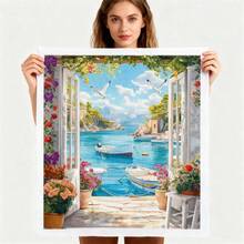 SNA 2026新款风景十字绣套件卡通房屋溪流樱花梦想家居装饰绘画刺绣套装DMC印花画布礼品梦想家居DIY套件工艺品刺绣套件十字绣套件钩针套件戳绣套件缝纫配件缝纫套件绣线工艺套件针线材料缝纫图案钩针工艺用品刺绣套件初学者缝纫图案 - 款式19-需要自己繡製,不含框架 - 查看 13