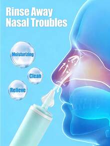 1件装 - 60毫升洁面套装 - 温和冲洗工具，卫生（易于使用且便于携带） - 彩色 - 查看 7