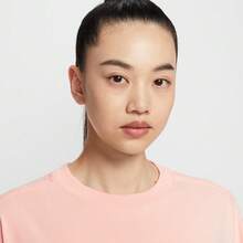 Nike Women's AS W NSW LS TOP OS NNSC GCEL Long Sleeve Knit Crew Neck T-Shirt TIRO096-800 - Pink - View 3