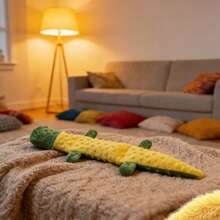 Đồ chơi chó cỡ lớn có tiếng kêu, đồ chơi tương tác cho chó con với giấy nhăn, đồ chơi kéo co cho chó, đồ chơi nhai bằng vải nhung phù hợp cho các giống chó nhỏ, trung bình và lớn. - màu xanh lá - Xem 4