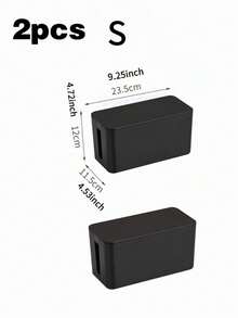 Large Cable Management Box, Hides Power Sockets And Desk Cables - TV/Phone/Computer Cable Organizer Box, Suitable For Home/Office - Multicolor - View 17