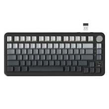 ATTACK SHARK X85PRO 无线机械键盘，带 TFT 显示屏和旋钮，75% QMK 密封式游戏键盘，支持 2.4G/蓝牙/USB-C 有线连接，支持热插拔线性轴，内置 4000mAh 电池，支持防鬼键，RGB 背光 - 彩色 - 查看 10