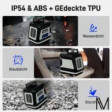 Nivel Láser Autonivelante 5 Líneas Nivelador Con Trípode - Tipo de Enchufe A USA (110-127V) - Ver 7