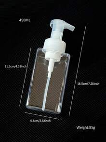 Cosmetic & Nail Care Refillable Bottles, Pump Bottles, Mousse Foaming Bottles, Facial Cleanser, Shampoo, Body Wash Foam Bottles, Foaming Dispenser, Liquid Pump Containers, Empty Bottles - Multicolor - View 6