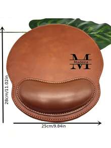 Customized Text Mouse Pad - Personalized PU Leather With Name/Letter, Office And Gaming Mouse Pad With Wrist Support, Ideal Gift For Valentine's Day, Christmas, Anniversary And Other Holidays - Letter Customisation - View 9