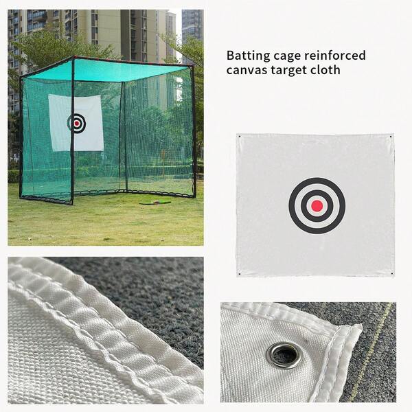 1PC Thickened Golf Hitting Cloth - White Target Cloth For Golf Swing Practice Nets, Indoor & Outdoor Use