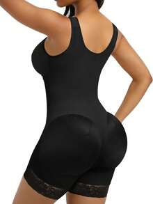 1 High Compression Shapewear, Suitable For Colombian Female Faja, Used For Controlling Abdominal Fat, Full Body Shaping, 3 Hooks, Waist Trainer, Hip Straightener,Faja Moldeadoras De Cuerpo - 彩色 - 查看 5