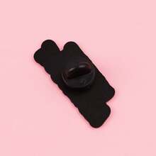 “如果一切都顺利呢？” 珐琅徽章，趣味语录胸针，翻领别针，可别在背包、服装、配饰或珠宝上，是送给朋友的绝佳礼物。 - 黑色 - 查看 8