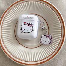 Sanrio 新款Hello Kitty + Kitty吊坠耳机保护套，DIY甜美时尚风，兼容苹果1/2、3、Pro、Pro 2、4 - 彩色 - 查看 2