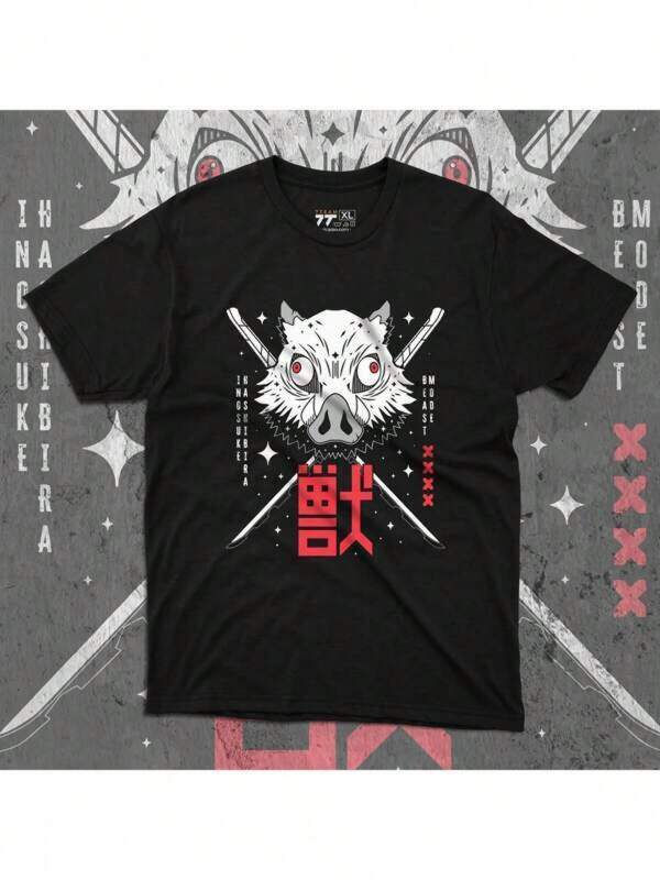 Mens Tshirts Shirts Summer Casual Pure Cotton Women's T-Shirt Inosuke Hashibira Knife Printed T-Shirt Summer Outfits Summer Tops Country Concert Outfit Vacation Outfits Going Out Tops,Soft And Breathable Fabric,Comfortable And Loose,Suitable All Day Wear,Suitable Office Casual Wear,Spring And Summer Daily Appearance, Casual Summer T-Shirt,Comfortable Outdoor Casual Wear Men's Pure Cotton T-Shirt Effortless Styling, Showcase Your Unique Style Men's Fashion Print Casual T-Shirt Casual Summer T-Shirt, Comfortable Outdoor Casual Wear