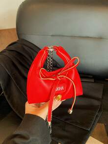 1个青少年斜挎包，便携式马卡龙色，外出必备，包含耳机盒、口红盒、零钱包 - 蝴蝶結 - 查看 10