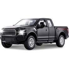 2026 Red F150 Diecast Pickup Truck Toy - Light Sound Pull Back Function| Top Choice Boys Ages 3-4--8 Year Old Kids' Birthday Party - Black - View 10