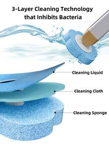 Bộ cọ vệ sinh bồn cầu gồm 1 đầu cọ thay thế dùng một lần, dụng cụ vệ sinh bồn cầu thiết kế tai mèo dễ thương, 3 đầu cọ có thể thay thế, kèm hộp đựng, dụng cụ vệ sinh thiết yếu cho phòng tắm, thích hợp để làm sạch bồn cầu, bồn rửa, sàn và tường phòng tắm, món quà tân gia hoặc quà tặng ngày lễ tuyệt vời. - Nhiều màu - Xem 6