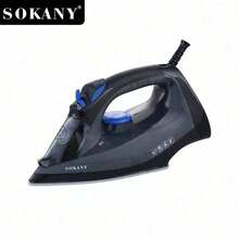 SOKANY 11033 家用多功能電熨斗 蒸汽熨燙 2200W 高功率快速加熱 300ml 大容量 多段溫度調節 輕鬆熨燙領口、鈕扣及其他小面積區域 - 查看 6