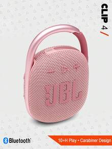 JBL Clip 4 迷你便携式蓝牙音箱，IP67 防水防尘，耐用夹式设计，低音浑厚，电池续航时间长，小巧便携，适合户外徒步、露营、骑行、海滩旅行等多种场合。 - 粉色 - 查看 12