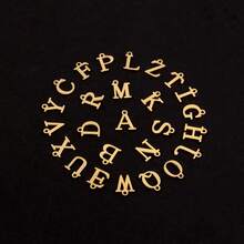 1pc Classic Simple Initial Eye Pendant Golden Stainless Steel Chain Bracelets For Women - Yellow Gold - View 4