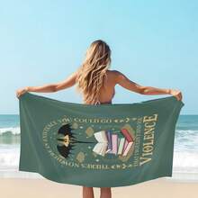 Groovy R Wave Beach Towel  B1Old 70s Groovwir1ls, P1SYcheD1ELIc Towel For Vintage Lovers, Festival Gear, R Beach AccesS1ories,312g Printed Multipurpose Large Size Beach Towel, Swimming Pool Towel S1ofa Blankeamping Mat, H1oliday Fitness Four SeaS1ons Picnic Mat S1HAwl Yoga Mat, Beach Travel Home Unrsal, Light And Drkin Comfort.Perfect For Independence Day, Mother's Day, Etc. - 沙灘巾 - 查看 3