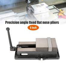 6 Inch Accurate Lock Precision Vise Lock Vice Milling Drilling Machine Clamp - Flat Mouth - View 1