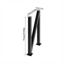 2pcs Heavy Duty Metal Table Legs N Shape Design Industrial Rustic Furniture Bench Leg - 30*7*40cm for Coffee Table/Bench - View 3