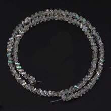 1 String 4mm Small Irregular Glass Beads, DIY Craft Supplies For Jewelry Making, Necklace, Bracelet, Earrings, Keychain, Accessories, Gifts For Holidays, Valentine's Day - Multicolor - View 9