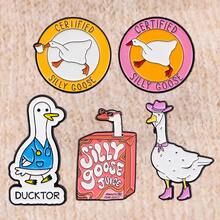 5pcs/Set Dog Cute Enamel Pin Lapel Pins Badges On Backpack Women's Brooch Zinc Alloy Clothes Gift Jewelry Fashion Accessories - Black - View 4