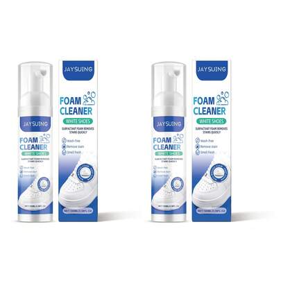 Limpiador de espuma de zapatos blancos, zapatillas deportivas, parte superior limpia y sin lavado, limpiador blanco brillante