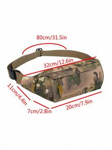 时尚女士腰包/胸包，隐形拉链，纯色防水尼龙材质，可装硬币和小物件。男士拉链前开式腰包/胸包/斜挎包/单肩包，适合旅行、工作、运动等场合，轻便防盗，配有可调节肩带，尼龙材质，简约户外大学包。 - 紫紅色 - 查看 13