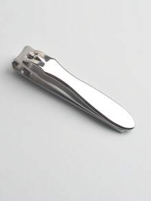 1pc Large Size Stainless Steel Nail Clipper, Flat Edge Nail Trimmer Tool For Finger And Toenails - Multicolor - View 7