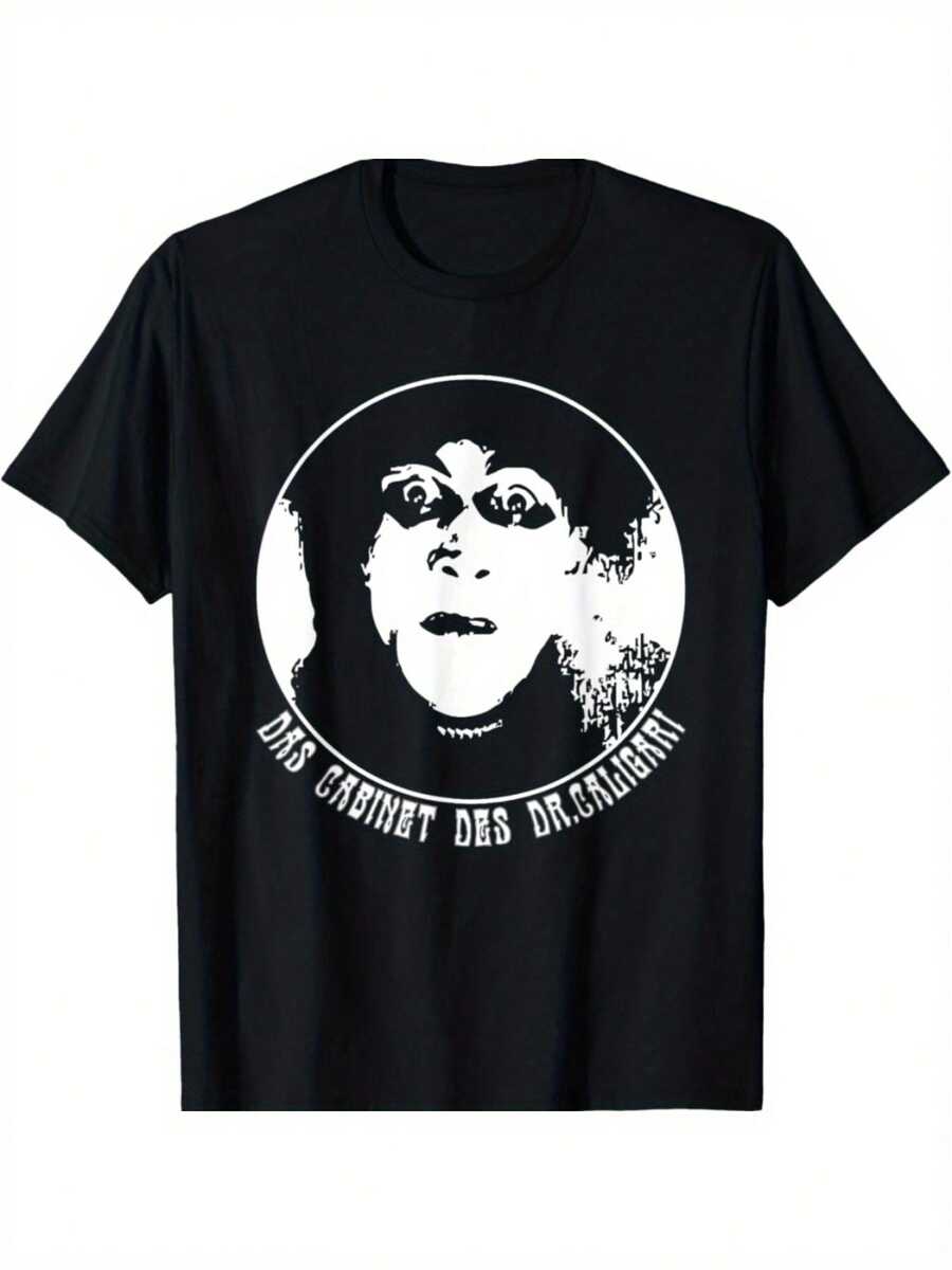The Cabinet Of Doctor Caligari 1920s Silent Horror Movie T-Shirt - Đen 6 - Xem 1