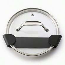 1/2pcs Wall Mounted Pot Lid Rack, Self-Adhesive Wall Storage Organizer Holder, Fits Up To 24cm Diameter Pot Lids, Keep Your Kitchen Tidy And Organized - Multicolor - View 4