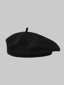 1pc Men's Solid Color Casual Beret Hat, Versatile Painter Cap Suitable For Daily, Leisure, Outdoor, And Work - Multicolor - View 10