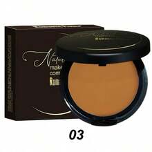 Contouring And Setting Powder Compact, Includes A Mirror Puff, Provides Oil Control, Long-Lasting Matte Finish, And Deep Contouring – A Summer Essential - 02 Màu be tự nhiên - Xem 6