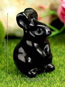 Rabbit Natural Crystals Carving,Creative Animal Home Decoration/Easter Special Gift Ornament, Very Good Natural Decoration,Room Decor - Color - View 11