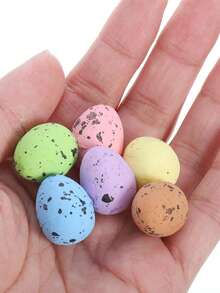 40pcs Of Colorful Foam Easter Bunnies, Eggs, And Carrot Decorations Set For Spring Home And Festive Party Decor. - A - View 5