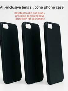 Three Black Matte Phone Cases, Suitable For Various Models Of Galaxy Phones, Such As Galaxy A17, Galaxy M23, Galaxy M15, Galaxy S26 Edge, Galaxy A40, Galaxy A05, Galaxy A03, Galaxy F04, Etc. - Black - View 10