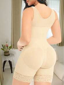 1 High Compression Shapewear, Suitable For Colombian Female Faja, Used For Controlling Abdominal Fat, Full Body Shaping, 3 Hooks, Waist Trainer, Hip Straightener,Faja Moldeadoras De Cuerpo - 彩色 - 查看 6