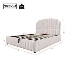 Bed Bases & Foundations - White+ Charcoal + Upholstered + 140cm*200cm - View 6