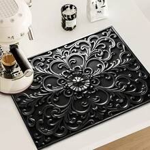(Hot !!!) 1pc Flat Stove Protector Mat, Rubber Non-Slip Heat-Resistant Kitchen Utensil Protector Mat, Suitable For Induction Cooker, Glass Stove, Multi-Functional Scratch-Resistant Mat, Also Can Be Used As Oven, Washing Machine, Dryer, Kitchen Protector Mat. - Multicolor - View 8