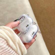 Sanrio 新款Hello Kitty + Kitty吊坠耳机保护套，DIY甜美时尚风，兼容苹果1/2、3、Pro、Pro 2、4 - 彩色 - 查看 3