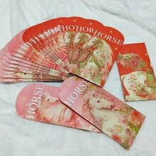 3个/6个原创花卉骏马图案中国新年红包（薄款），2026马年红包，浪漫节日来箫，生日红包，感恩节红包，情人节礼物红包，适用于票券、电影票、机票夹，墙面装饰，橱窗贴纸，糖果包装装饰 - 彩色 - 查看 5