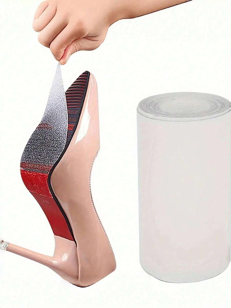 1 miếng lót chống trượt cho giày cao gót, miếng bảo vệ đế giày giảm tiếng ồn có thể cắt tỉa, thảm chống trượt tự dính chịu mài mòn, kéo dài tuổi thọ miếng dán chống trượt. - nhiều màu - Xem 1