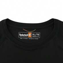 Timberland Men's AF INSTANT COOLNESS SHORT SLEEVE T-SHIRT - Black - View 3