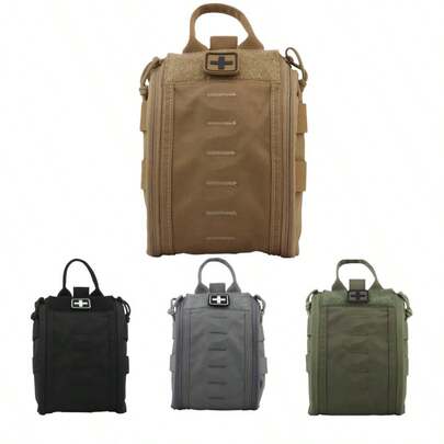 1个MOLLE快速反应包（仅空包，不含任何用品），战术医疗包，带快速撕取系统，户外探险紧急急救包