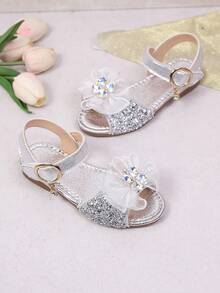 婴儿凉鞋 - 銀色 - 查看 4