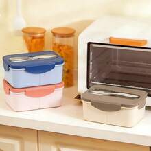 Fofa Marmita Térmica para Escola 800ml com Colher - Hermética, Portátil, Cores Aleatórias, Resistente, Presente Perfeito para Volta às Aulas - cor aleatória - Visão 9