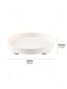 1Pc Fashionable And Simple Tray Displaying, Flower Vase, And Cosmetics On Dresser And Storing Aromatherapy And Makeup Best Gifts Birthday Plates Kitchen Accessories Kitchen Decor Table Trays Fruit Tray Tray Decor Graduation - trắng - Xem 4