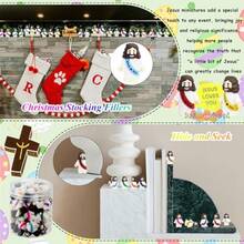 60 Pcs Little Jesus Figures Easter Mini Rubber Toys To Hide And Seek Pocket Jesus Loves You Miniatures Religious Party Favors Baptism Gifts Sunday School Easter Egg Stuffers 10 Color_60 - 10 Color60 - View 4